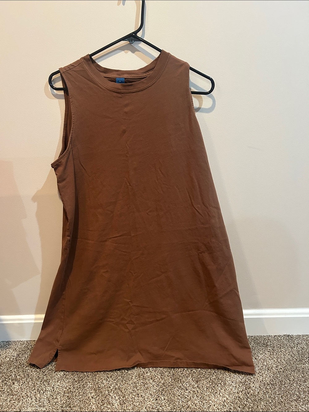 Old Navy Brown Sleeveless Tank Dress